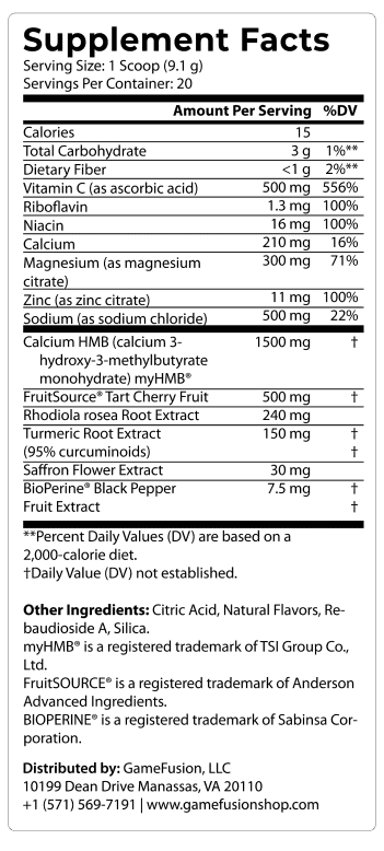 Supplement facts
